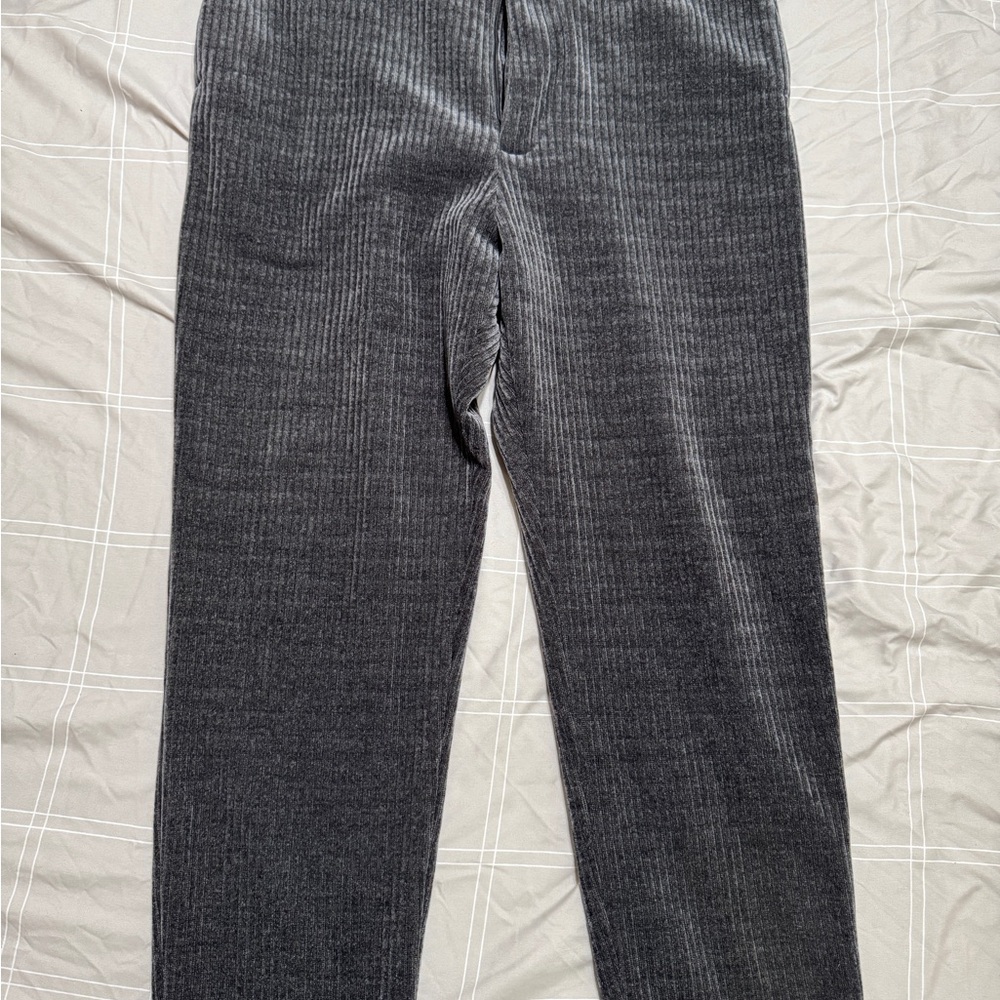 Zara Men's Charcoal Corduroy Pants